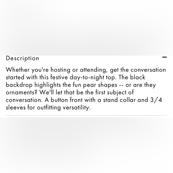 NIC+ZOE BLACK PARTY PEARS BLOUSE WITH COLORFUL PEAR PRINT WOMENS SZ LARGE - Picture 7 of 8